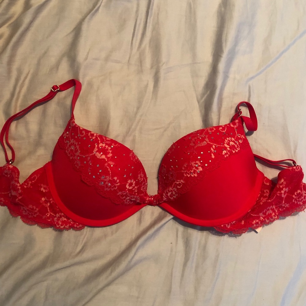 Red Victoria’s Secret Bra
